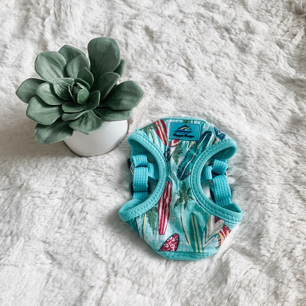 Doggie Design Blue Surfboard Harness- Size XS